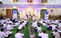 المَجمَع العلمي يُطلق الختمة المرتَّلة حفظًا في كربلاء