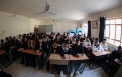 المَجمَعُ العلميّ يُقيم محاضرةً تربويةً لطلبة إعدادية الوقار في كربلاء