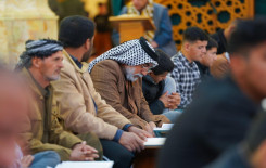 ضمن فعاليات ملتقى النورين.. قرّاء العتبة العسكرية المقدسة يشاركون في الختمة القرآنية المركزية في بابل