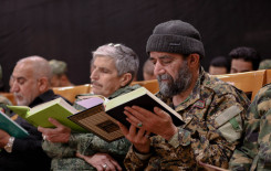 المجمع العلمي ينظم ختمة قرآنية لمنتسبي فرقة العباس (عليه السلام)