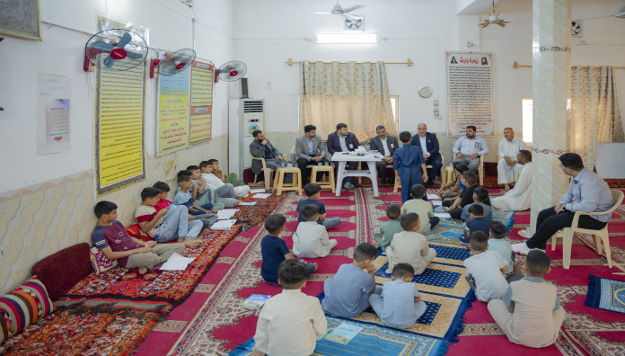 المَجمَع العلمِي يُتابع سير الدورات القرآنية الصيفية في قضاء الهندية