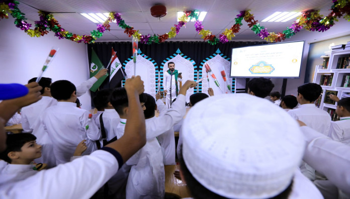 طلبة الدورات الصيفية في كربلاء يُحيون ذكرى عيد الغدير الأغر