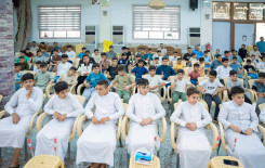 بالأفراح والورود طلبة الدورات الصيفية يُحيون ذكرى عيد الغدير الأغر في قضاء الهندية