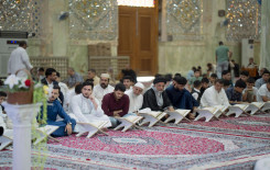 المَجمَع العلميّ والعتبة العسكرية المقدّسة يُقيمان محفلاً قرآنيًّا في سامراء