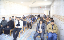 المَجمَع العلميّ ينظم محاضرة قرآنية لطلبته الحفاظ في قضاء الهندية