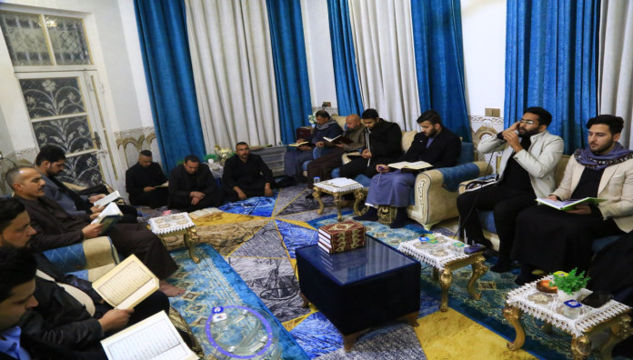 المَجمَع العلميّ يواصل جلساته القرآنية في بيوت المؤمنين بقضاء الهندية