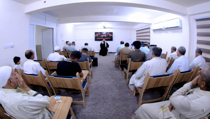 المَجمَع العلميّ يُقيم مجلس عزاءٍ حسينيّ في كربلاء استقبالًا لشهر الأحزان