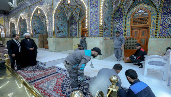 العتبة العباسية تنهي استعداداتها لإقامة الختمة الرمضانية المرتلة في الصحن العباسي المطهر