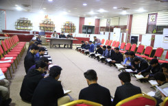 المَجمَع العلميّ يقيم ورشة قرآنية لطلبة المعهد التقني في كربلاء