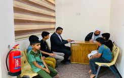 معهد القرآن يواصل تسجيل طلبة الدورات الصيفية في حي العسكري شمال كربلاء