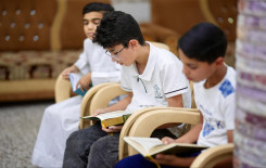 المَجمَع العلميّ يجري الاختبار النهائي لطلبة مشروع (صغارنا قرّاء) في قضاء الهندية