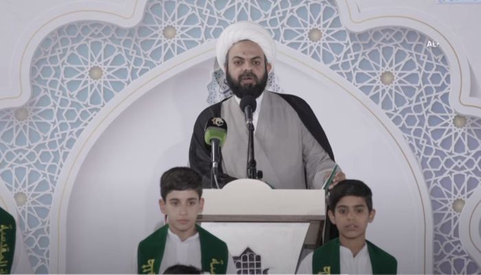 طلبة مشروع الدورات القرآنية الصيفية يرددون العهد لصاحب العصر والزمان عجل الله فرجه الشريف